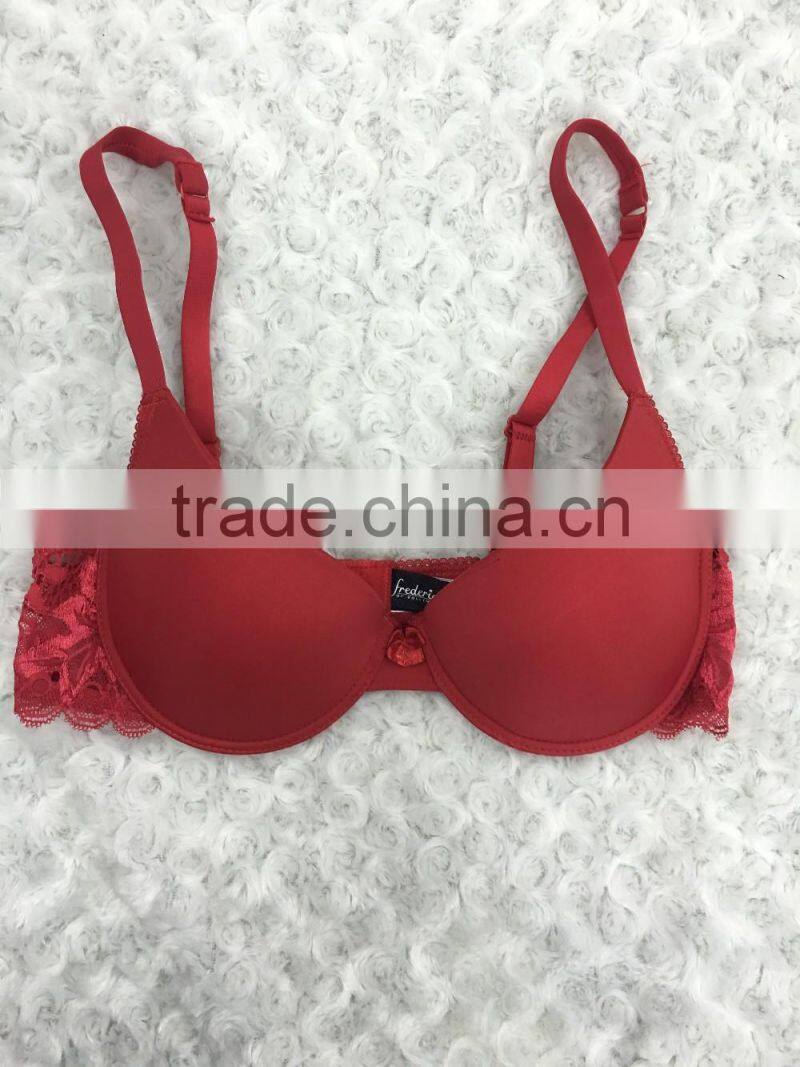 2017 New Design Fitness Attractive Bra Ladies Sexy Underwear fancy lace bra panty set