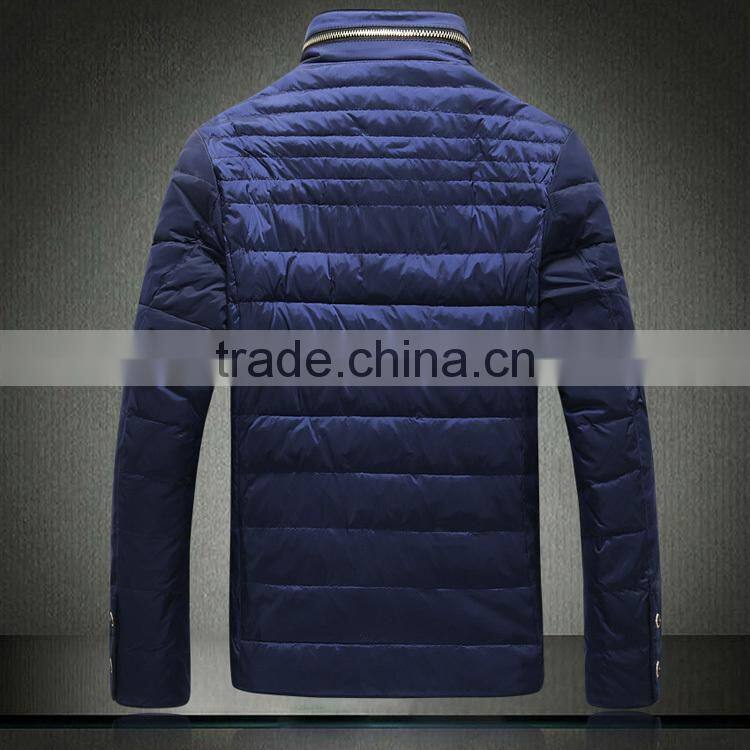 2016 Fashionable men goose down jacket for winters