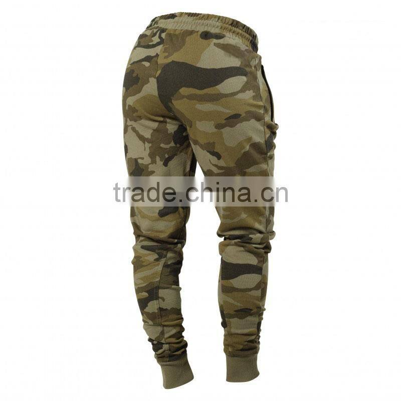 Custom Men Jogger Pants Hot Sale Slim Pants Sportswear Mens Gym Running Camo Joggers