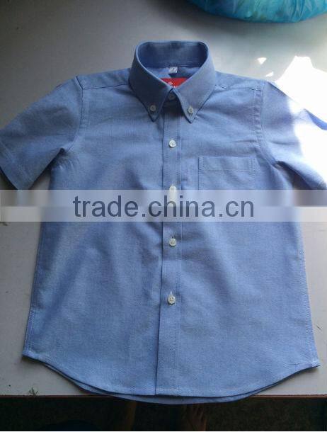 Latest design custom multi colored oxford dress shirt for boys