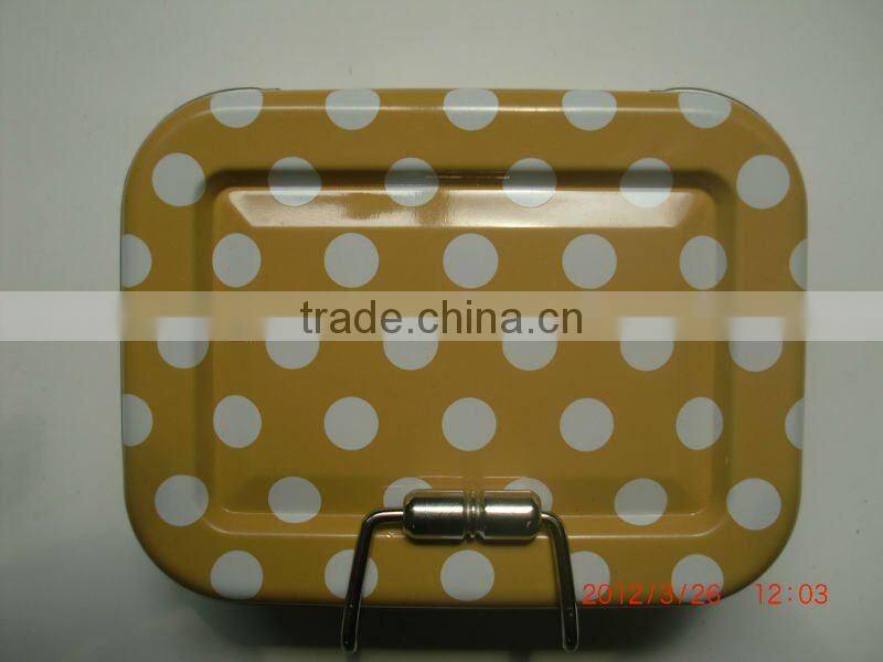 Pink Polka Dot Sewing Kit Tin