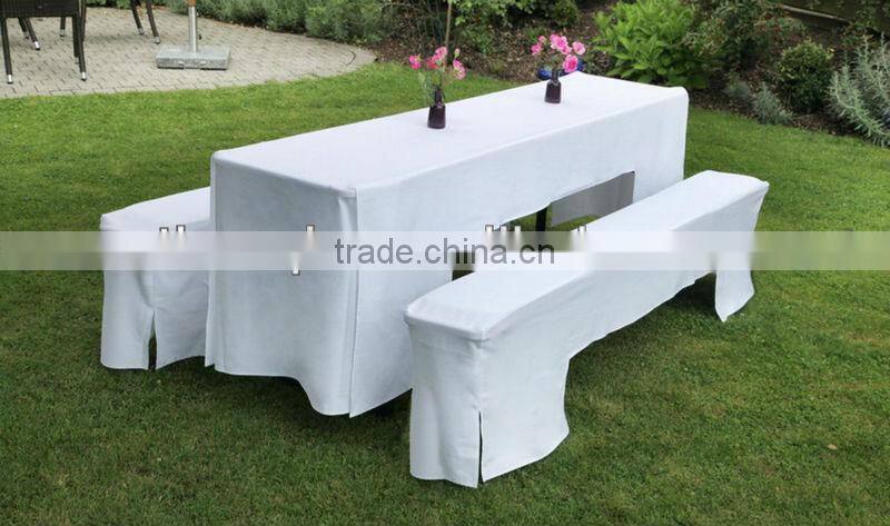 Spandex lycra beer table cover Stretch Biertischusse lycra stretch beer bench cover stretch beer garden sets