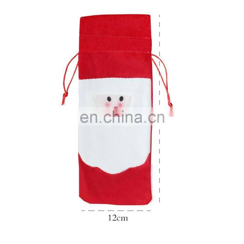 Christmas Bottle Bag Santa Claus Wine bottle Sets Christmas Decoration Supplies