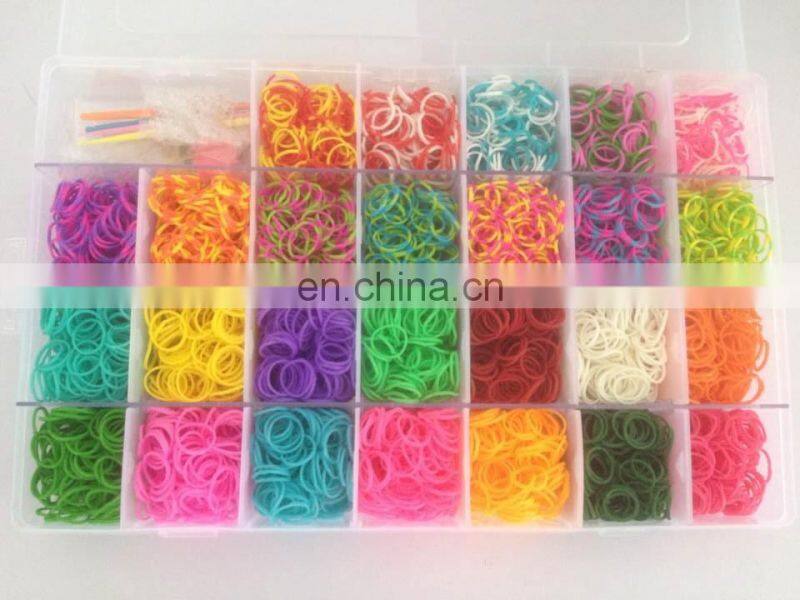 Plastic Organizer Case Rubber Bands Kit