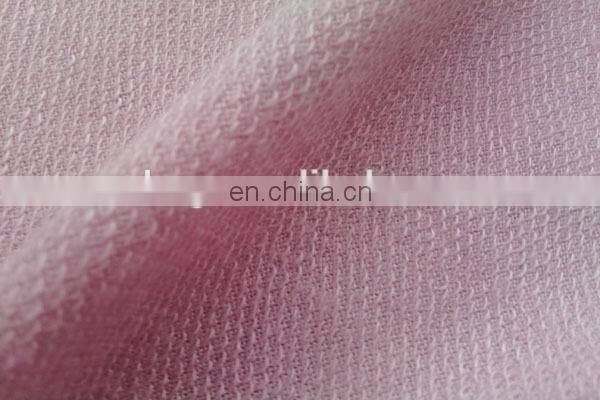 Winfar Textile Super Soft Knitting Pink Dyed French Terry Polyester Rayon Fabric