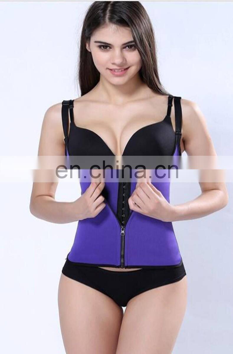 New Zipper Latex Waist trainer for Women