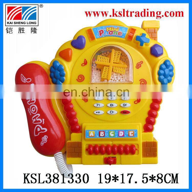 counting frame music snowflake mini telephone toy