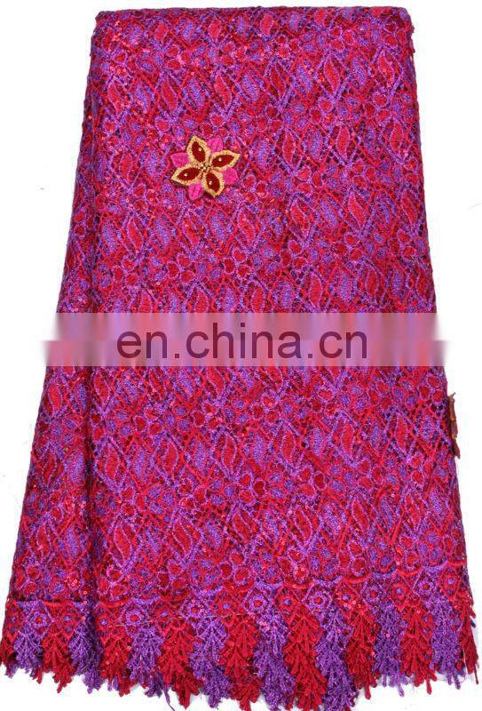 New designs african water soluble chemical lace