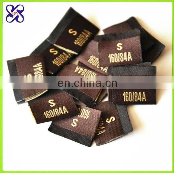 cheap well touch main label size woven label