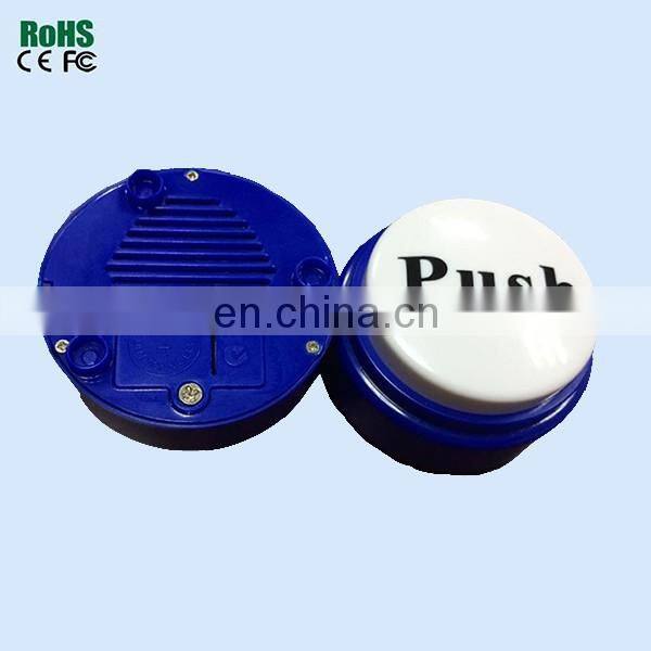 China Supply Custom Programmable Sound Button for Music Player Kid Gift customized sound button buzzer