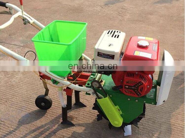 Track-mounted mini walking cultivator rotavator seeder Plough corn seeder drill sowing machine