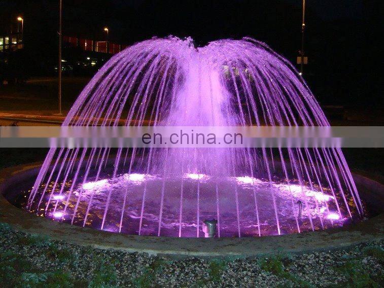 Outdoor water features led garden pillar fountain