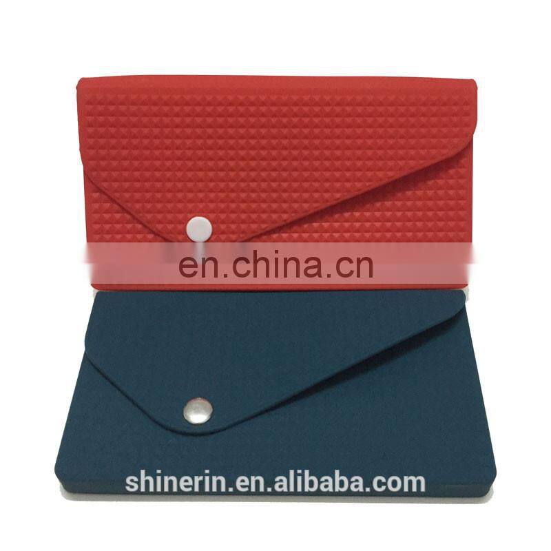 Wholesale 20*10cm Women Phone Bag Silicone Purse Pouch Girls Fashion Silicone Card Holder Wallet