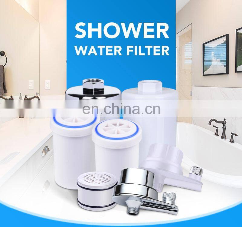 NSF certified universal shower alkaline water filter cartridge shower filter for Chlorine Removal