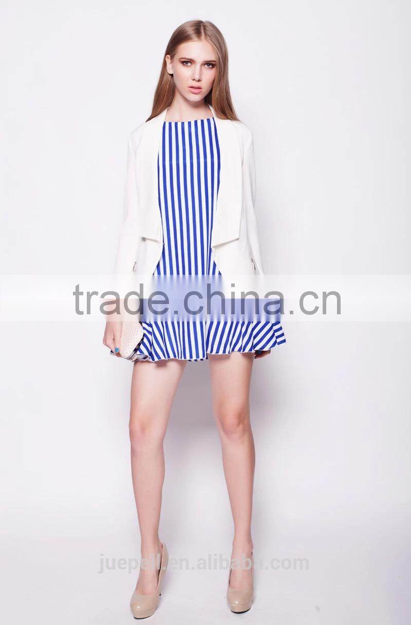 OEM clothing guangzhou factory polo collar women blazer winter jacket