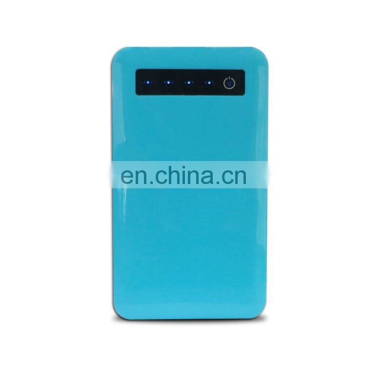 slim power bank 4000mah real capacity plastic metal power charger super thin battery charge