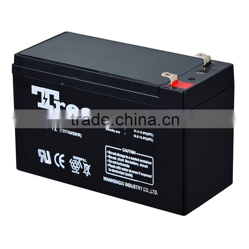 Manufacture rechargeable AGM Ups Battery 12v 7ah 7.5ah 9ah 10ah etc