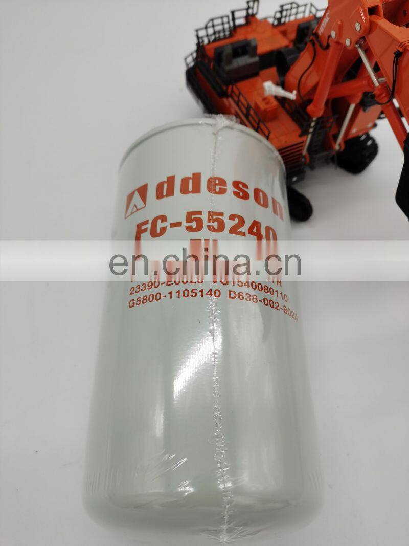 excavator fuel filter 23390-E0020 VG1540080110 G5800-1105140 D638-002-802A 65.12503-5033A for sk200-8 sk250-8