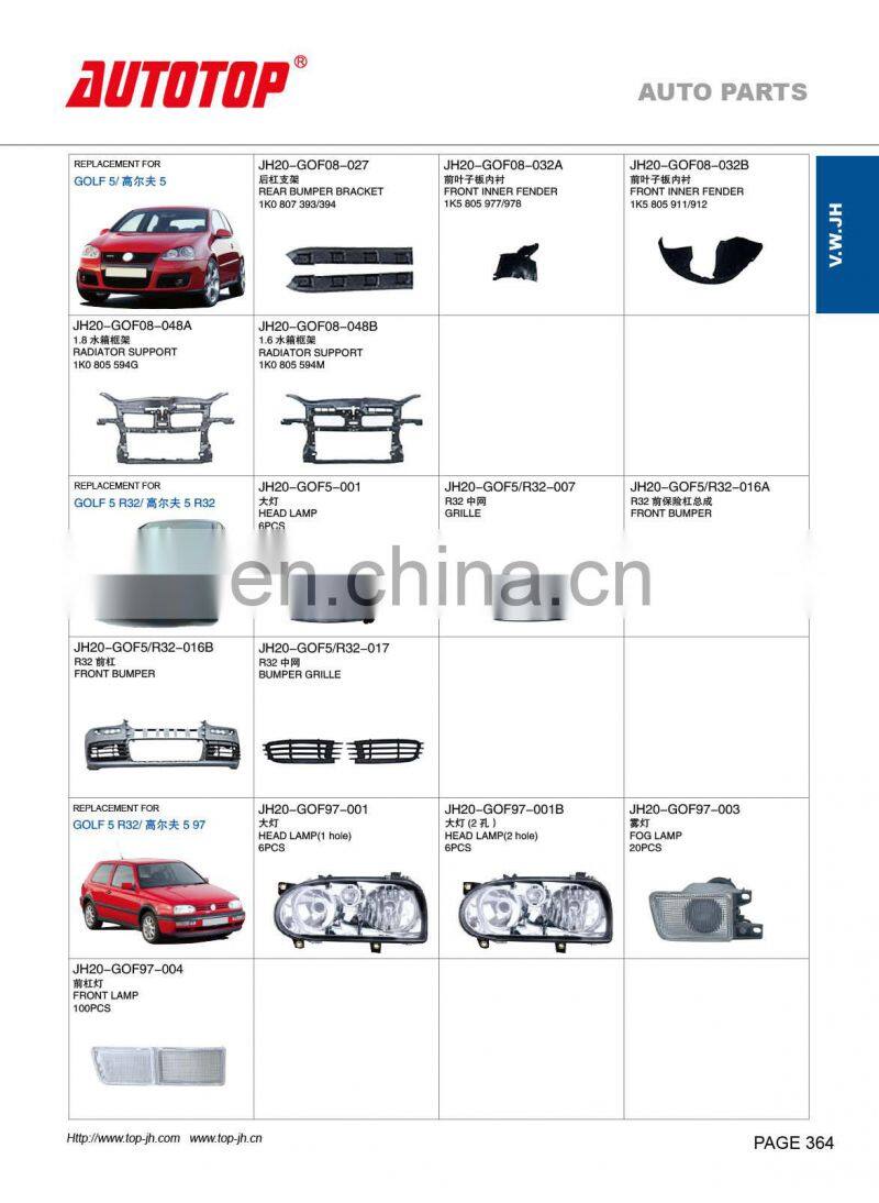 CARVAL/JH/AUTOTOP AUTO PARTS FOR V.W GOLF 5 R32/97