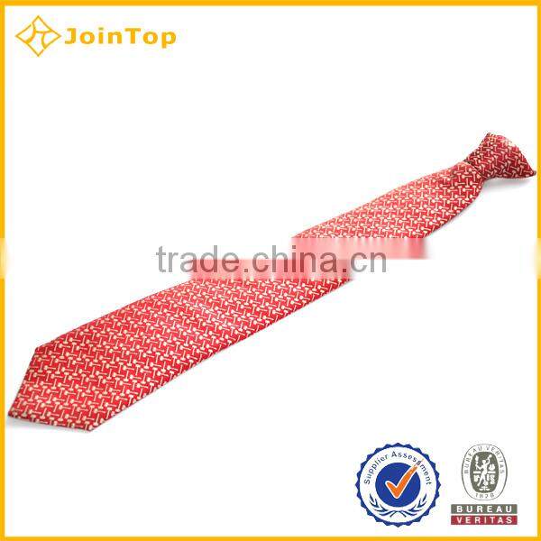2016 custom printing clip tie for neckwear