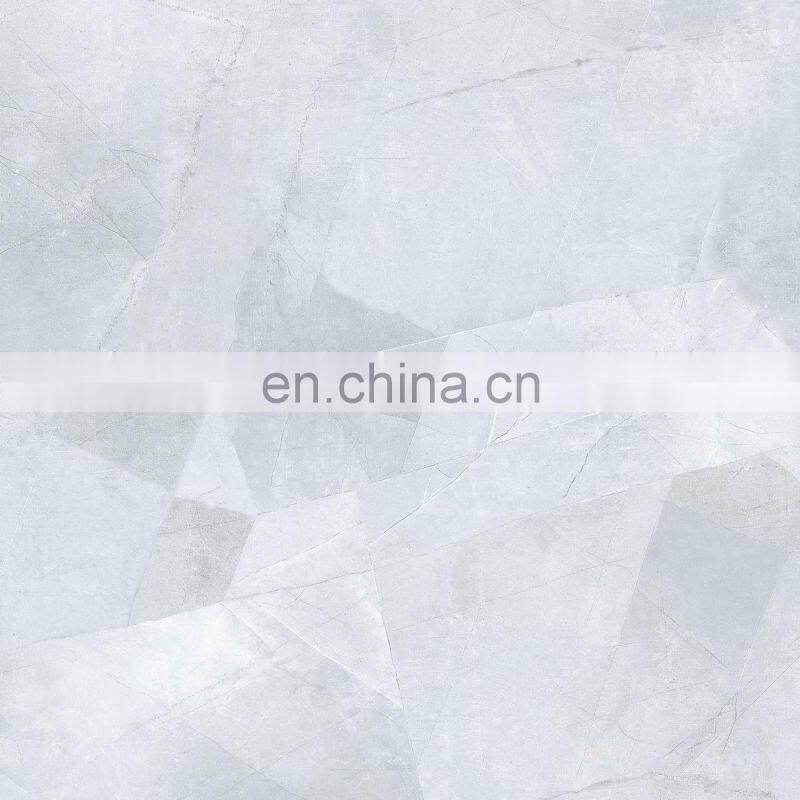 Heat Insulation 600x600mm strongest Super Glossy glazed porcelain white color wall floor tile Brick Wall Imitation