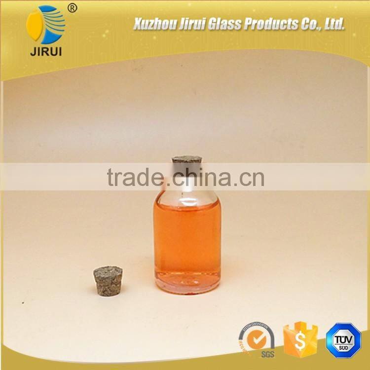 empty transparent aroma fragrance oil diffuser glass bottle