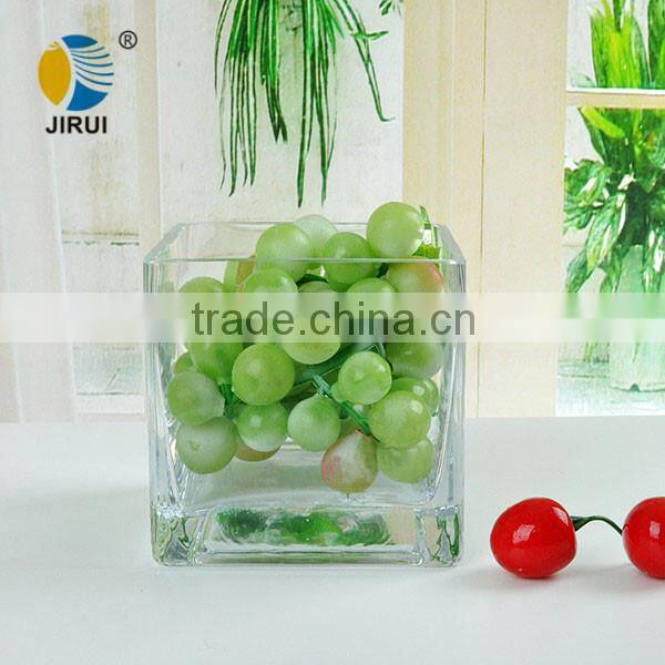 square glass fruit dish & clear glass fruit vessel & clear glass square fruit bowl