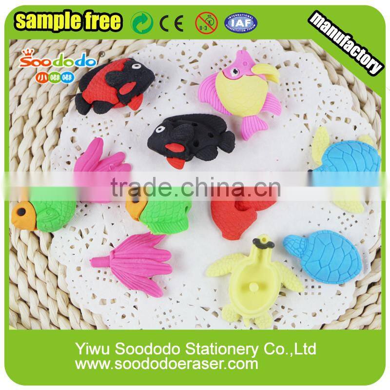 novelty products chinese fish shaped erasers