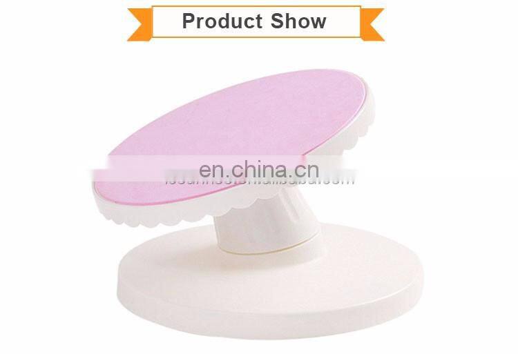 Plastic Revolving Cake Tilting Turntable For Cake Decorating