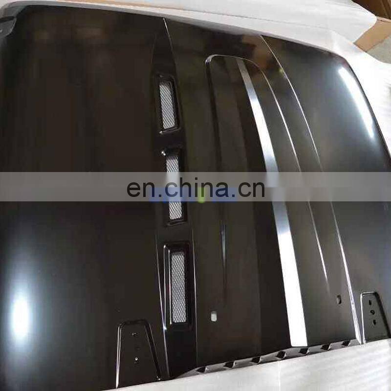 Lantsun J076 ave ngers hood Auto parts Truck master hood for jeep for wrangler JK black engine cover
