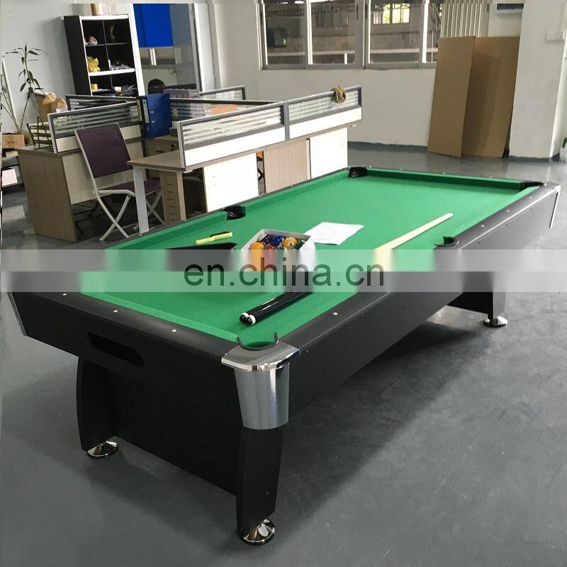 Factory direct sale American special medium density fiberboard chess and card game table billiard table 9 feet