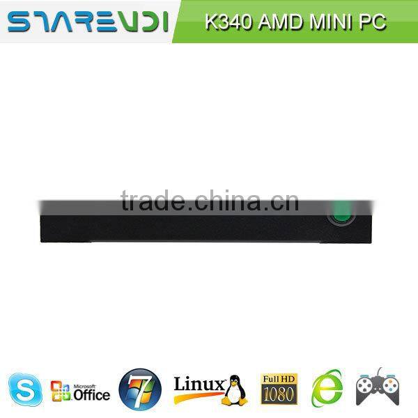 cheap&fine mini nettop pc ubuntu mini pc k340 amd 1.7ghz dual core cpu excellent quality and reasonable price