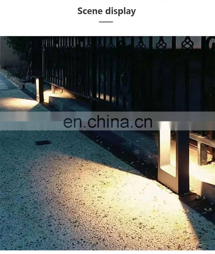 110V 220V Aluminum IP65 Outdoor 600MM Lawn Lamp 7W 12W 15W LED Bollard Garden Light