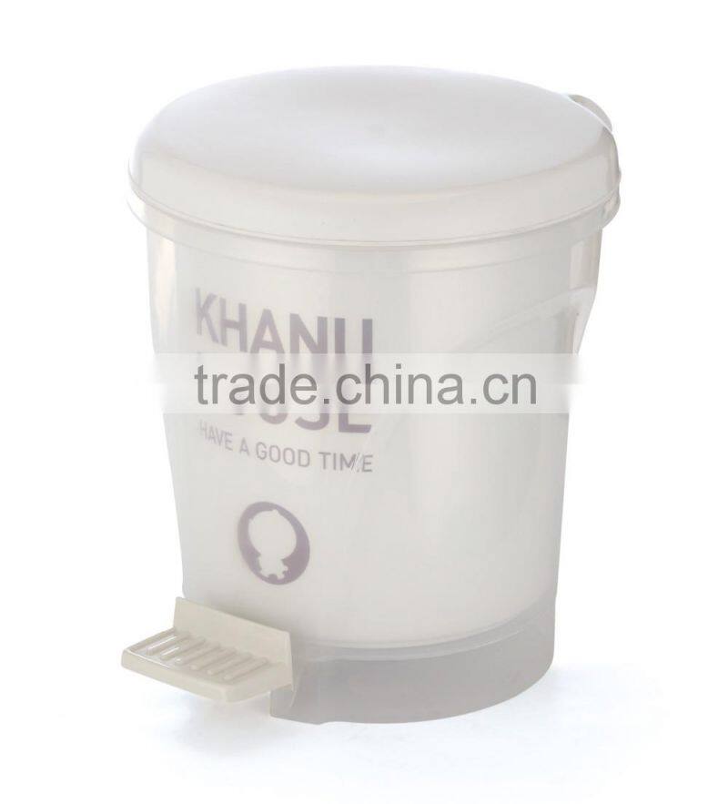 high quality wholesale Novelty round Home Plastic Trash Can