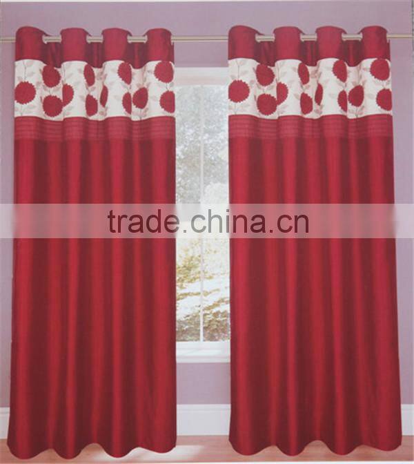 beautiful design fashion window decorative eyelet curtains