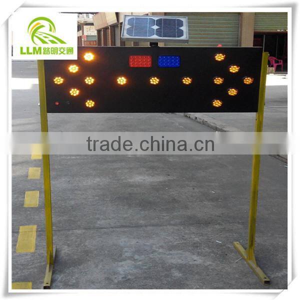 Customized 1200mm waterproof aluminum solar LED road traffic signs