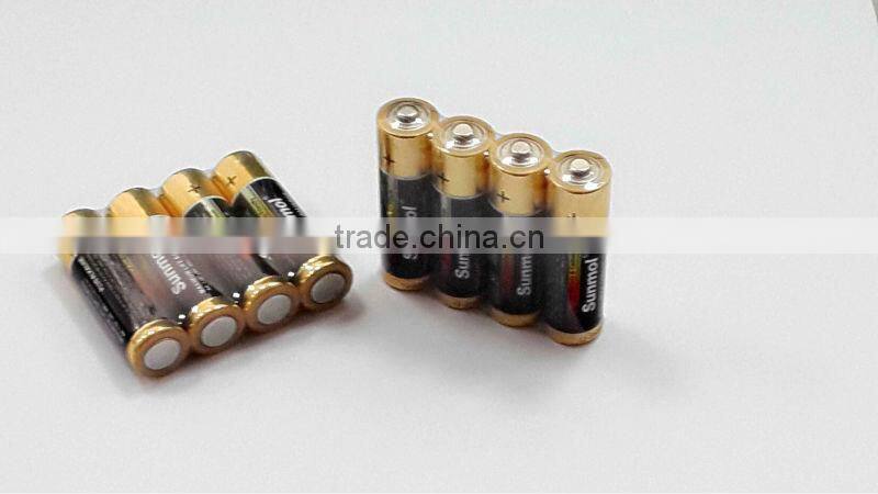 Aluninium foil jacket LR03 aaa alkaline battery