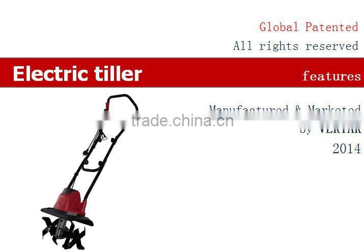 2015 hot selling electric mini tiller and farm machinery cultivators
