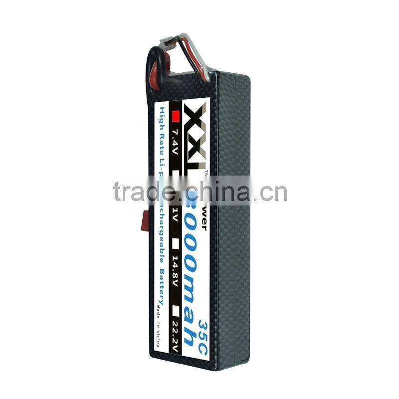 High-Rate Battery 3000mAh 7.4V for airplane and boat models