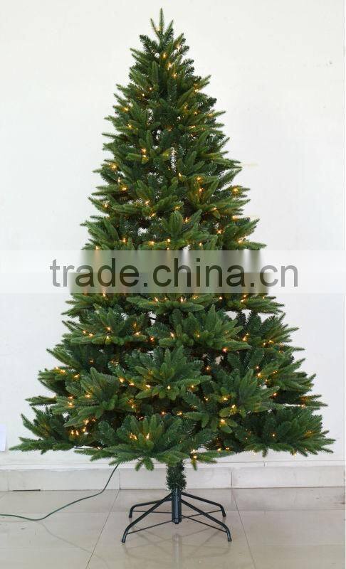 Plastic PVC Forked Pine Needles Used for Making Artifical Christmas Tree (PVC Monofilament)