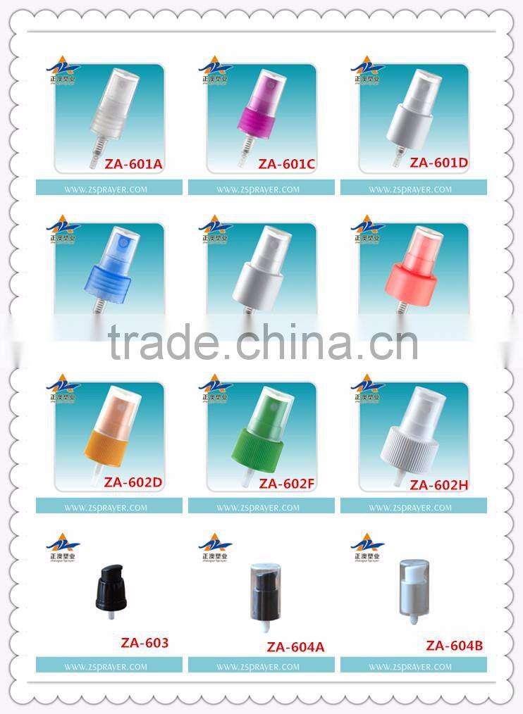 fine mist sprayer 28/410 PP Plastic Type and Bottles Usage