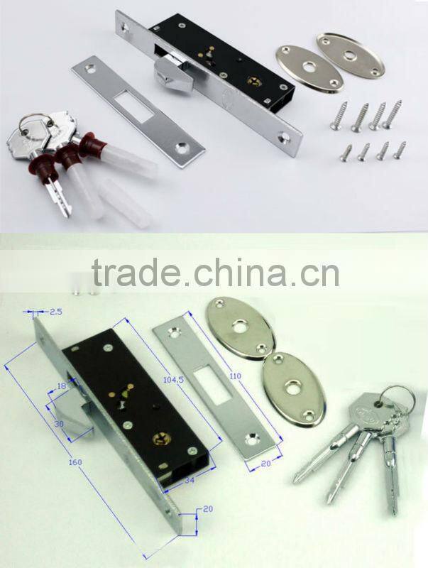 5123 CROSS KEY SLIDING DEADBOLT DOOR LOCK