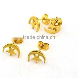 fashion earring designs new model earrings daily wear moon star stud earring