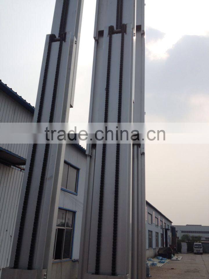 8m Aluminum Type Hydraulic Lifting Platform/ Mobile Vertical Hydraulic Man Lift