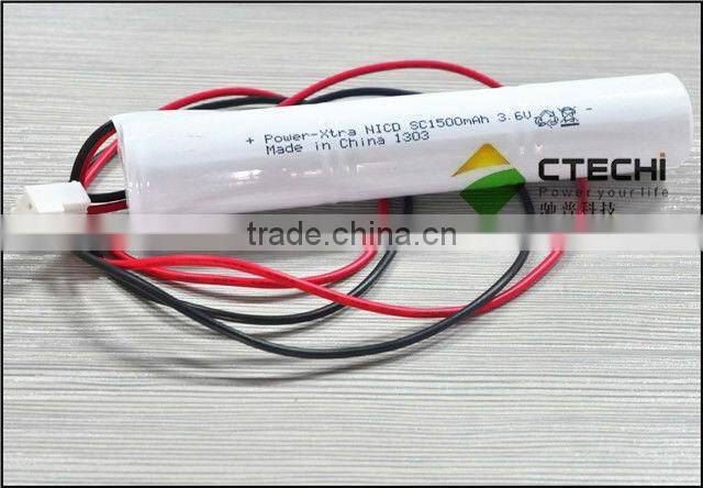 NiCD SC 1800mah battery 1.2v