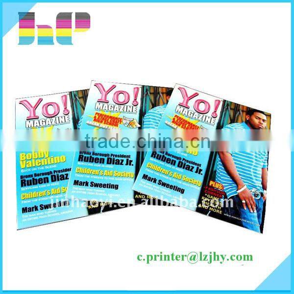Guang dong Cheap Softcover Saddle Stiched Full Color book printing