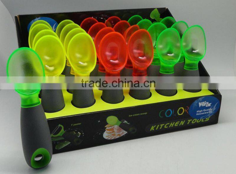 big and fat handle kitchen gadget set,kitchen accessories, ICE CREAM SPOON, PEELER, OPENER