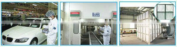 solid glue spray booth filter seamless material