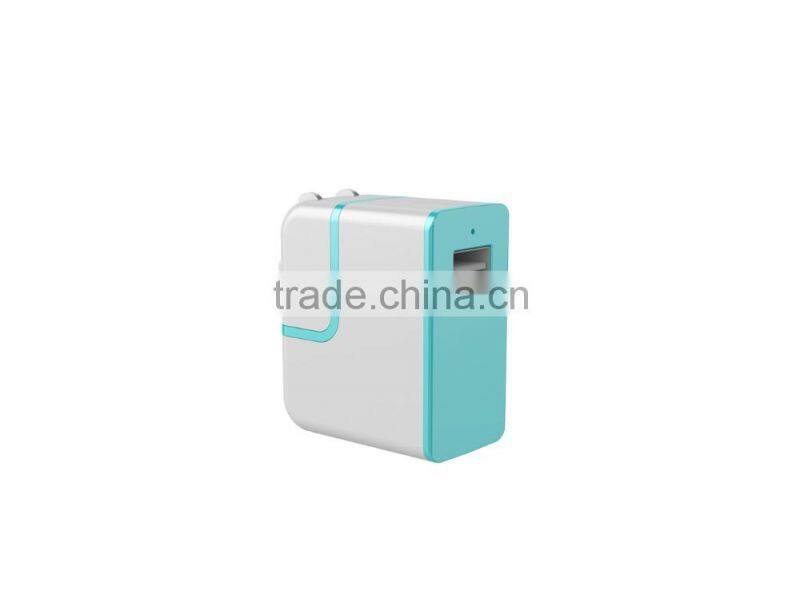 USB Charger - 5-Port Desktop USB Charging Station With Built in three 1A ports and two 2.4A ports