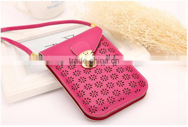 Fashion ladies mini messenger bag wallet mobile phone bag purse